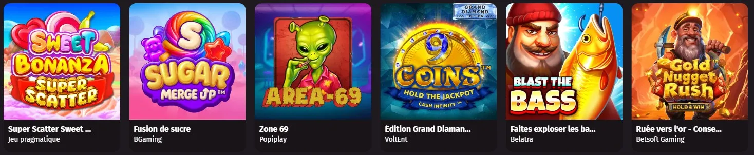 WantedWin Casino Machines à sous